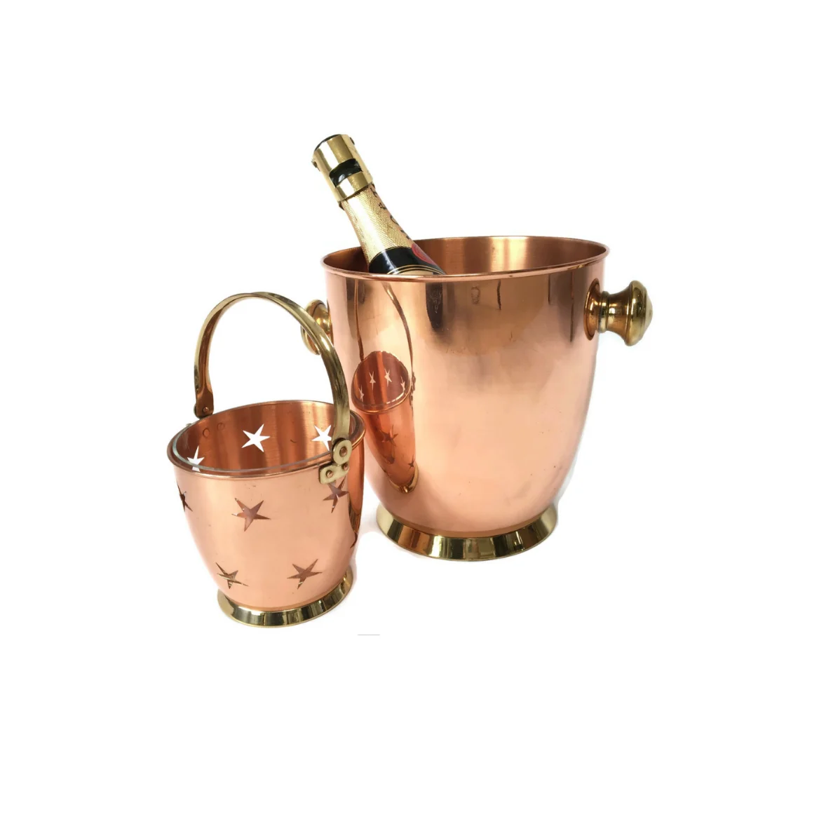 Ice Bucket Hammered Look American Design For Home and Restaurant Use Best Quality Ice Buckets