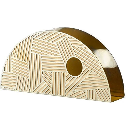 Antique Brass Metal Letter Holder Organizer Mail Rack