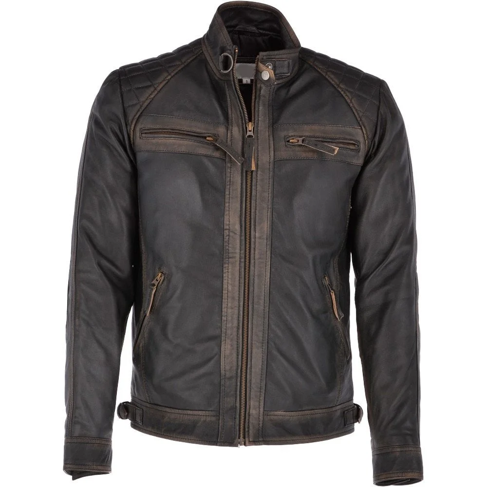 
New Design Top Quality Pure 100% Leather Jacket 