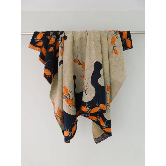 Vintage kantha quilt handmade throw woven bedspreads patchwork bedding assorted patch quilt reversible cotton fabric blanket