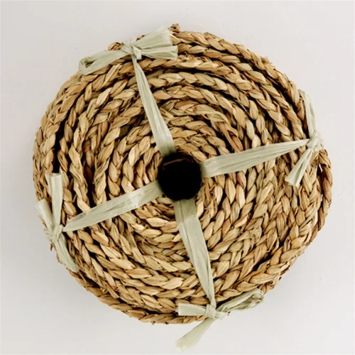 Dried seagrass woven rope material for making basket and bag twisted braided sea grass ropes rolls wholesale