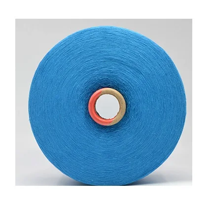 Low prices Hand Knitting Technics Sustainable Recycled Wholesale blended cotton yarn For Socks jeans hoodies fleece