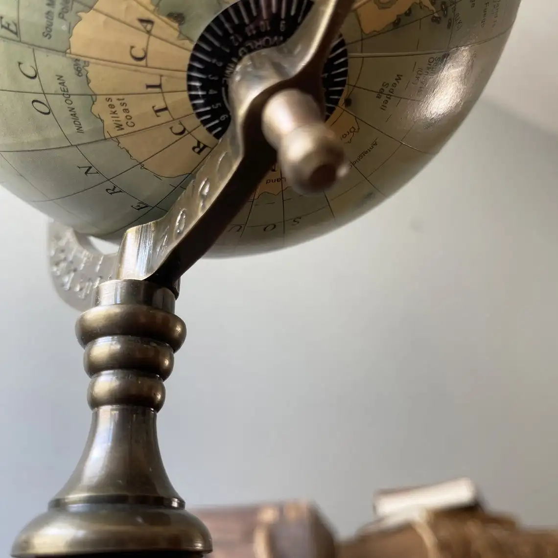 12' Antique Astrolabe Brass Sphere world Globe Collectible Nautical Home Decorative Collectible Item