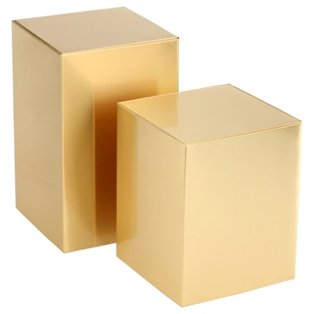 Урна для памятного сундука кремации с изогнутыми Сторонами из латуни металлическая урна похоронного пояса