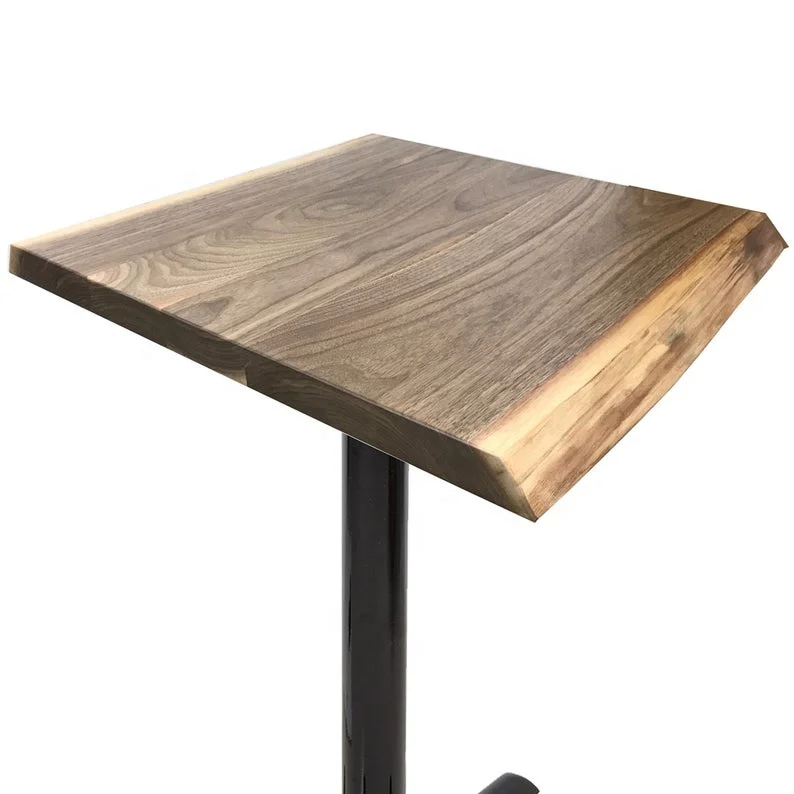 Custom Vietnam Furniture Supplier Coffee Shop Solid Wooden Table Tops