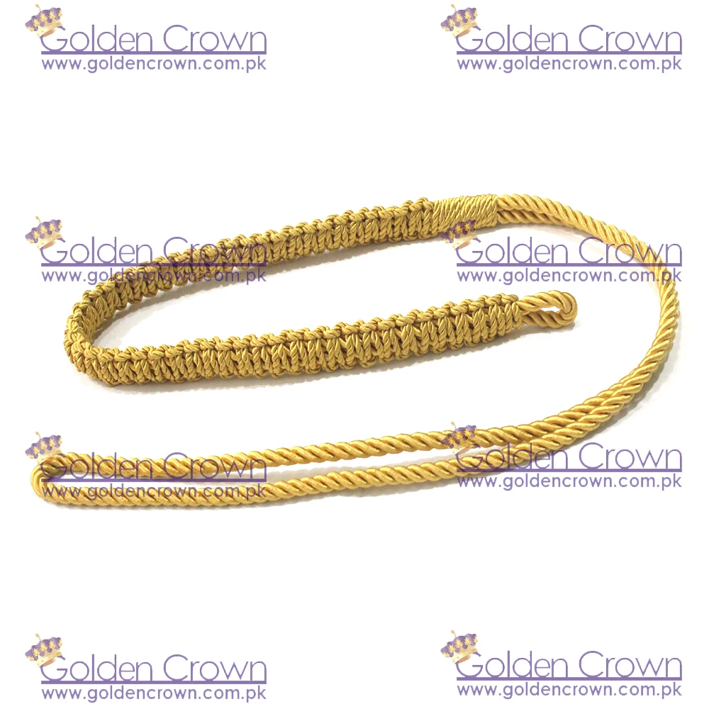British Army lanyard Military Braided Lanyard yellow