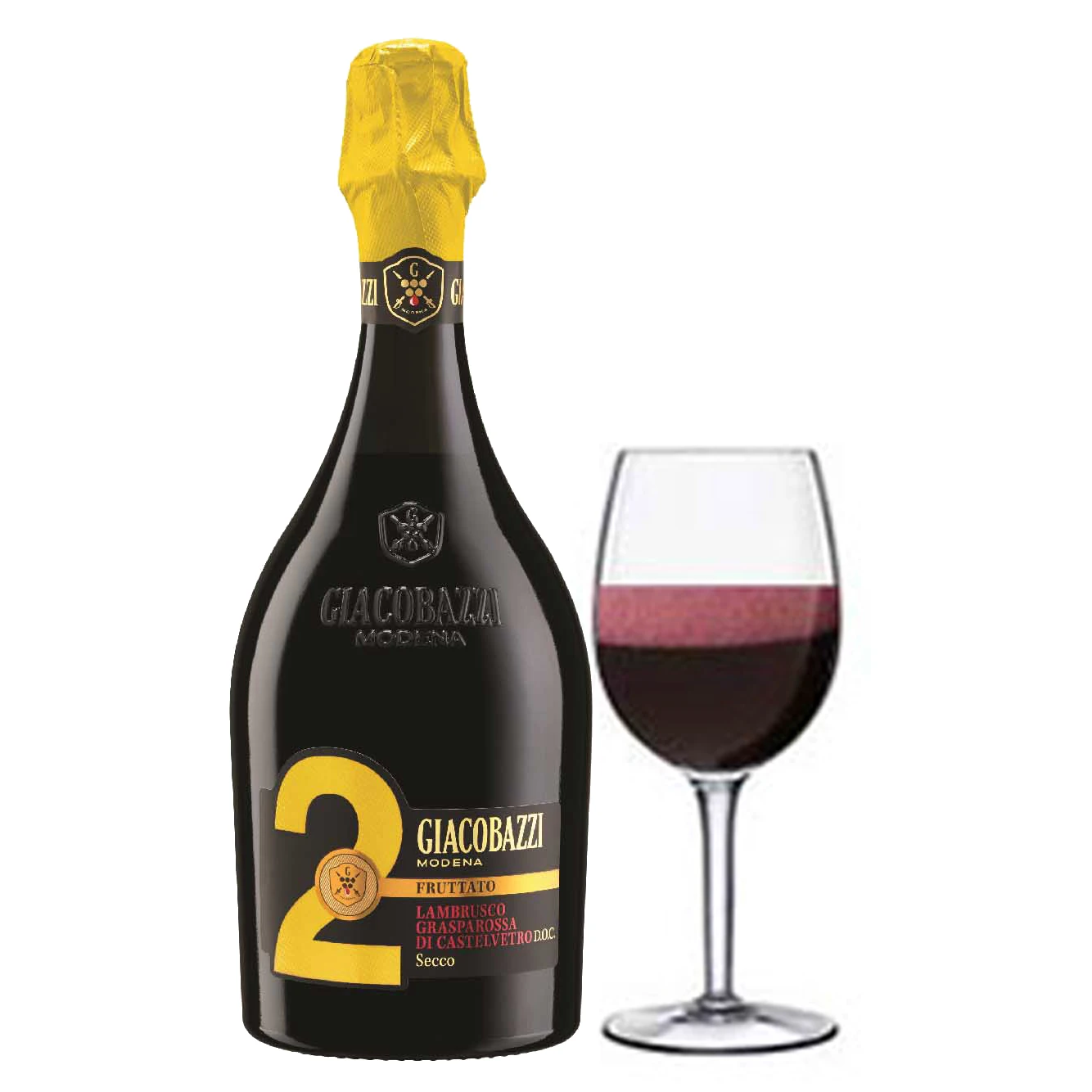 Vino Rosso Lambrusco grasparossa from Modena 75 cl ready to sell