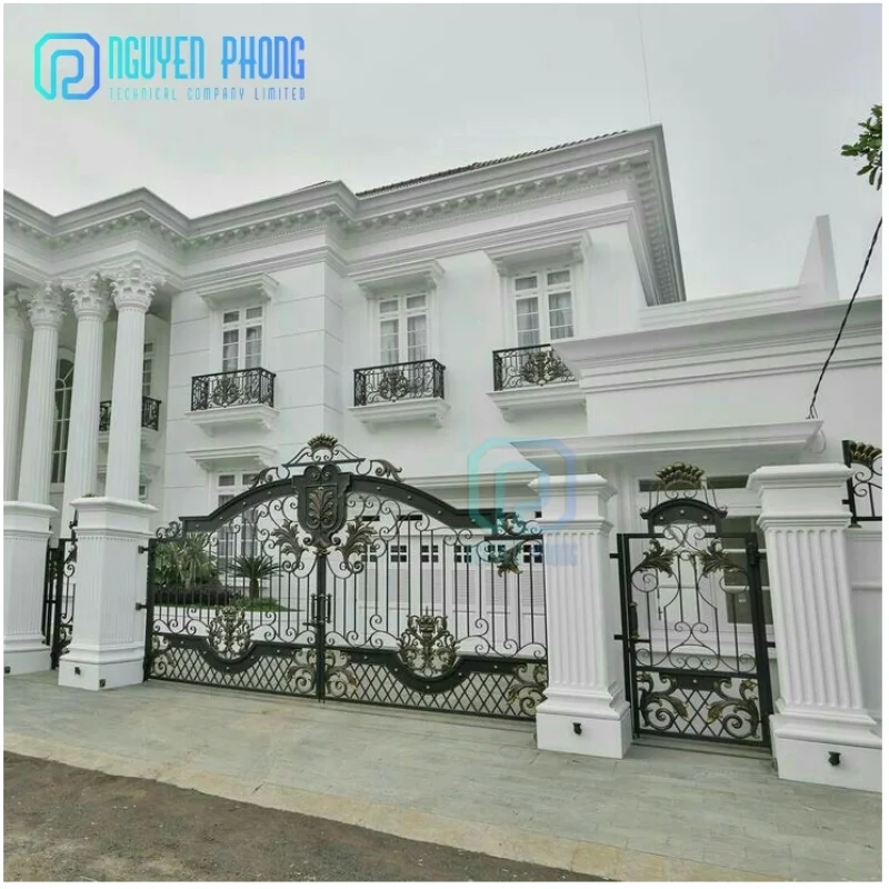 Reasonable Price For Custom Luxurious Wrought Iron Gate, Main Gate Designs, Garden Fencing Trellis Gates