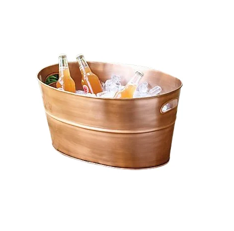 Best Design Copper Beer Tub with Stand Supplier Customized Design Handmade Copper Beer Tum Wholesale Manufacturer
