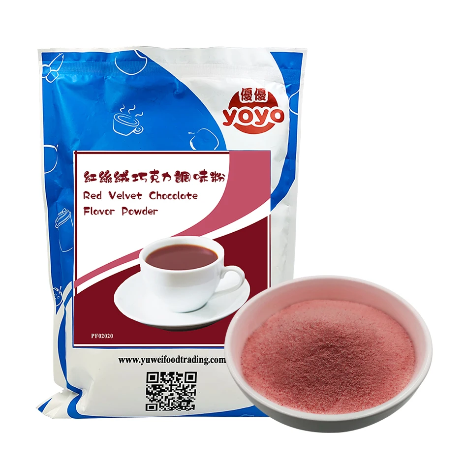 Milk Tea Insatnt Powder Taiwan Red Velvet Chocolate Drink