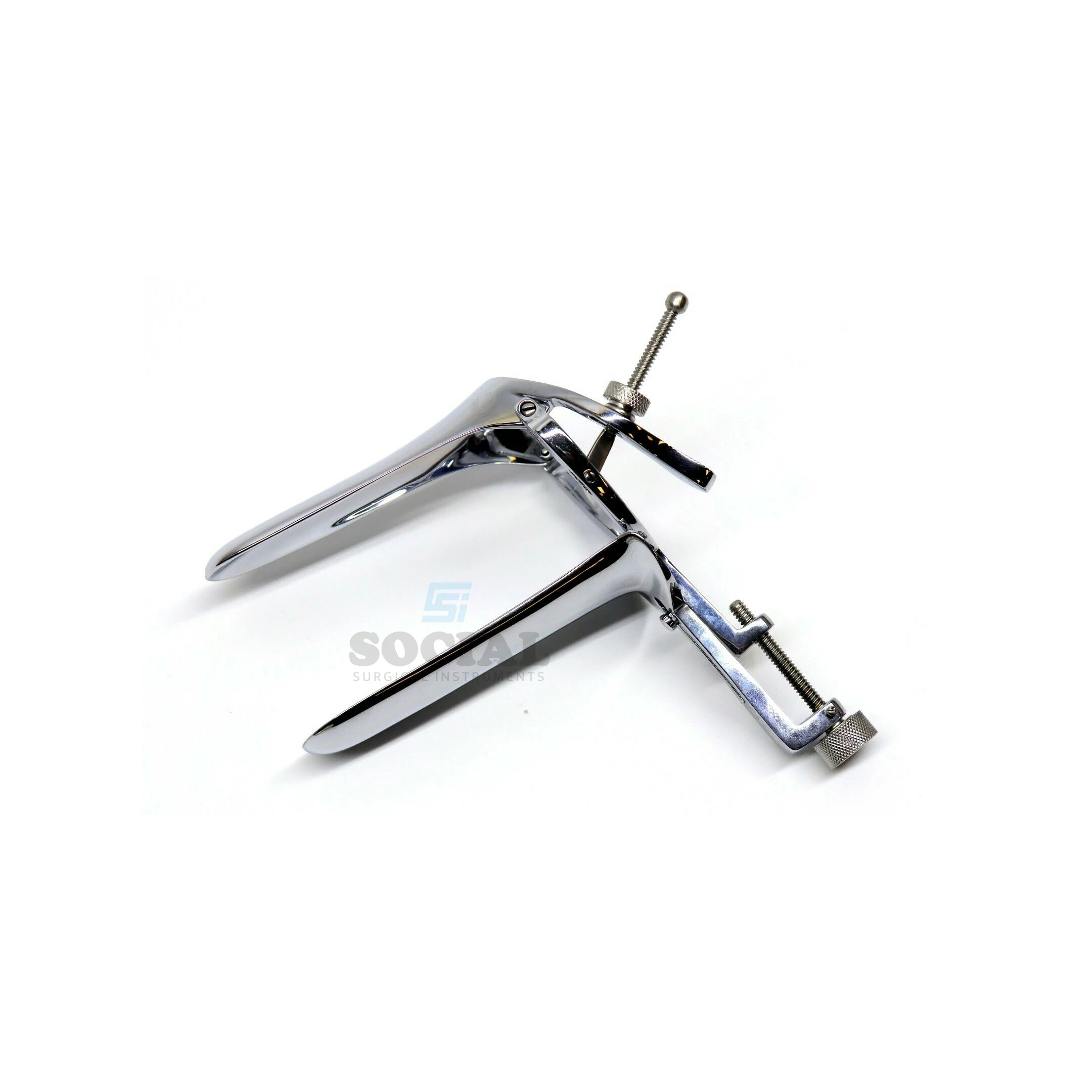 Вагинальный расширитель Sakurai небольшого размера хромированная латунь