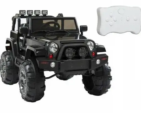 
Top Sales 12V Ride On Jeeps Cars Battery Powered 3 Speeds Trucks Remote Control Outdoor Toy 