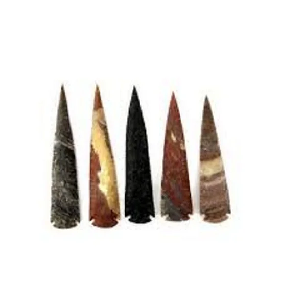 
AGATE STONES ARROWHEAD MIX AGATE HEALING ENERGY POINT RAW STONES 