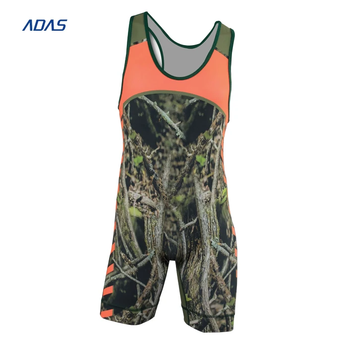 Silky Smooth Stretch Material Wrestling Men Singlet Professional Athletic Wrestling Singlet Sublimated Designs Wrestling Singlet