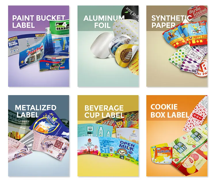 Quality Packaging Label Printing Plastic Food Label Printing Container