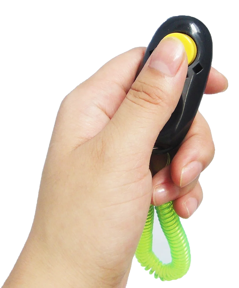 Customizable Logo Personalized Plastic Pet Training Whistle Strap Dog Trainer Clicker