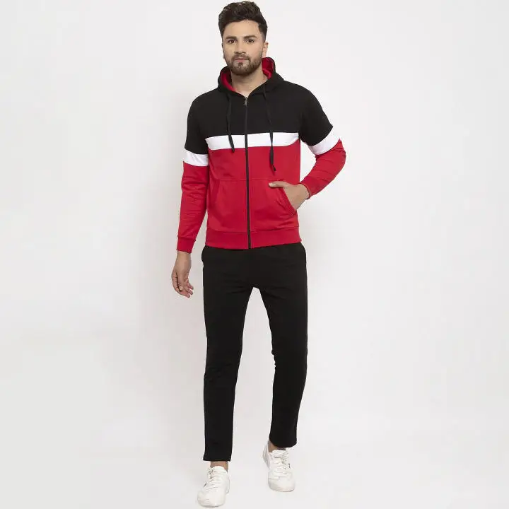 Hot Sale Customized Men Tracksuit/Men Sweat suit/Custom Made Men Jogging Suit High Quality Men Tracksuit