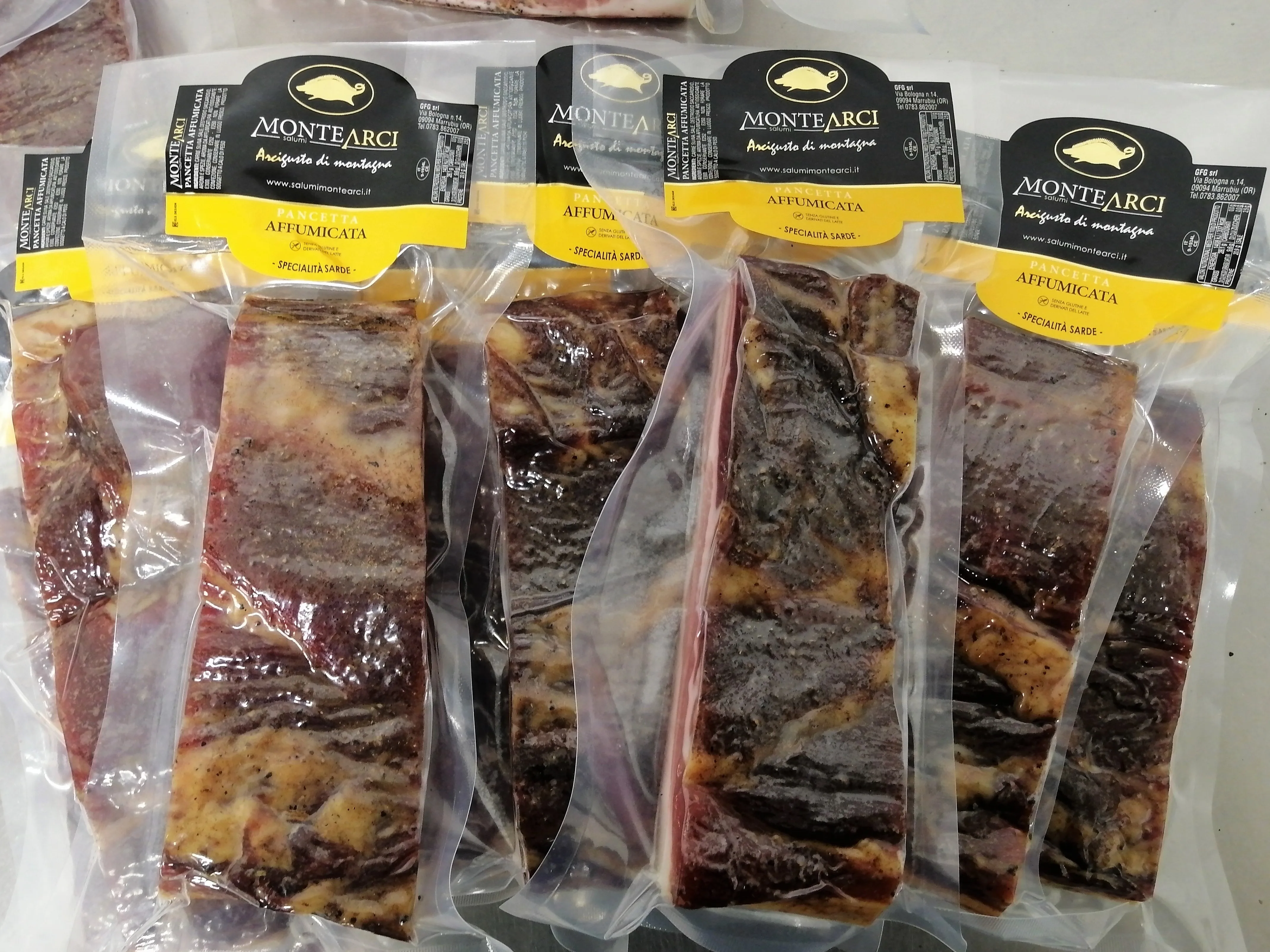 Top-quality Italian cured SMOKED PORK BELLY for sale