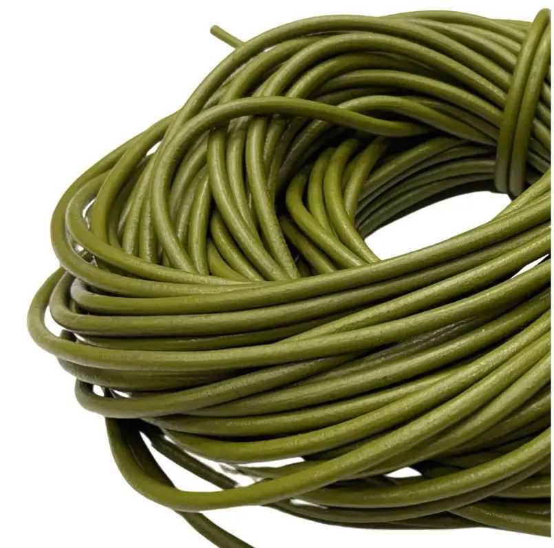 Top Selling round leather cord On Sale Brand New cord Favorite Accessory Multi Color cord Strong And Sturdy