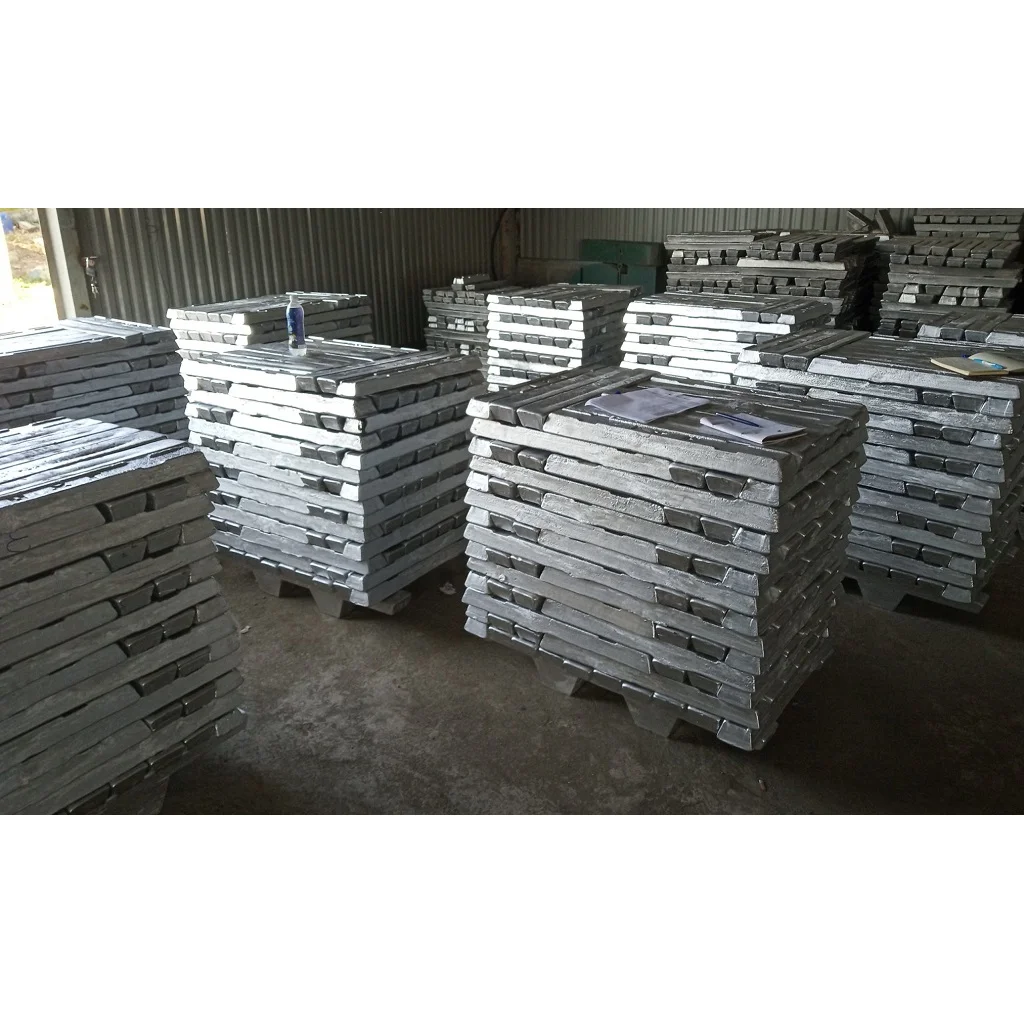 
 0.35% максимальная точка плавления Cr 7-9 кг 6000 серии вторичный алюминий 6061 слитки  