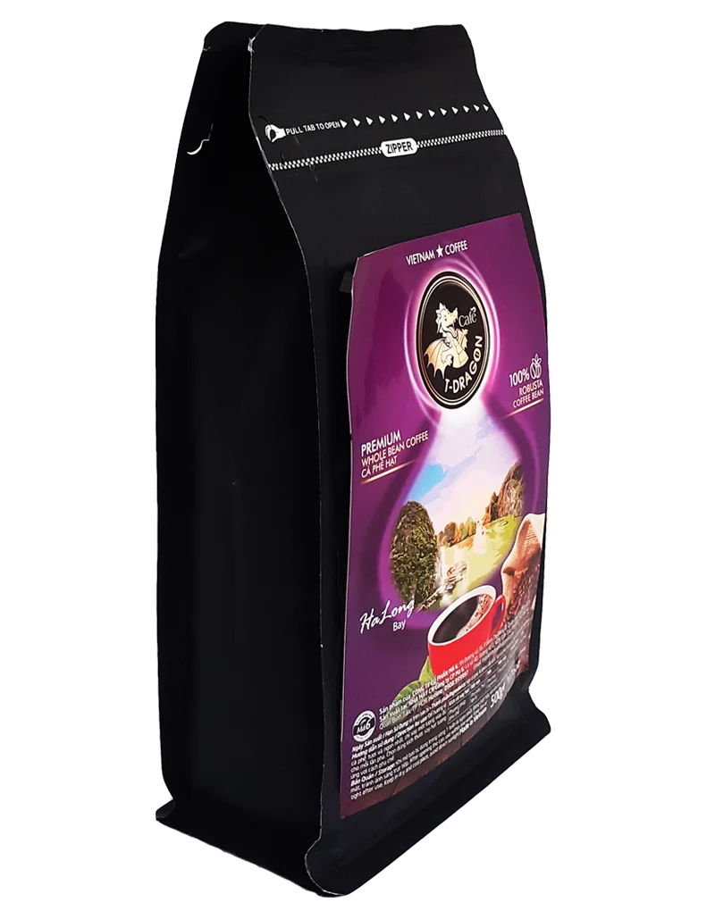 24 months Shelf life Vietnam Coffee Roast Sugar Free CAFE  T-DRAGON - PREMIUM WHOLE BEAN - ROBUSTA COFFEE BEAN