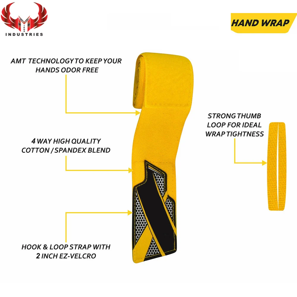 Cotton Bandage Boxing Wrist Hand Wraps Hand Protect Kickboxing, Training Muay Thai Hand Wraps