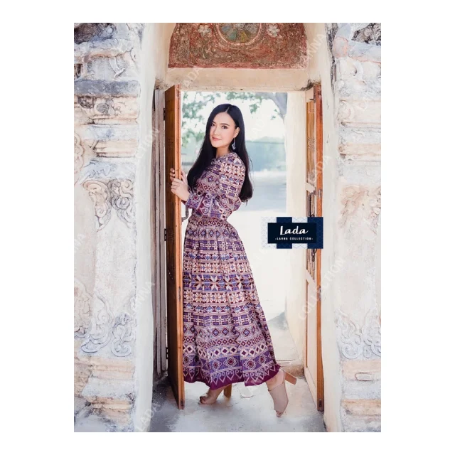 Best Seller Thai Casual Womens Dresses Premium Products Hand Made By Lada Lanna Collection 022 Arkha set