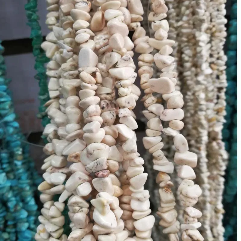 Natural crystal stone irregular with hole DIY jewelry bracelet necklace bead material