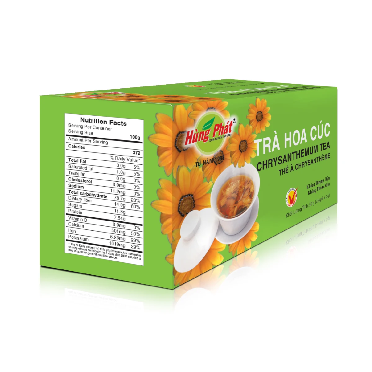 
Health and Natural FLAVORED Slimming Organic Herbal Tea Chrysanthemum Flowering Tea 