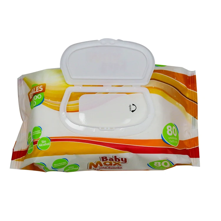 OEM Factory Private Label Wholesale Raw Material Organic Toliet biodegradable Baby Wet water Wipes custom labeling