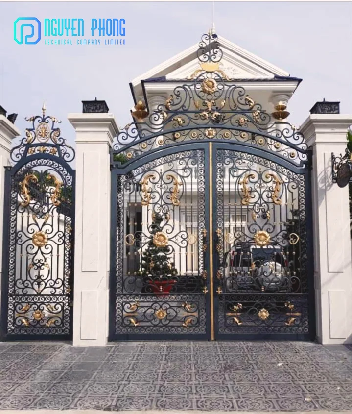 Reasonable Price For Custom Luxurious Wrought Iron Gate, Main Gate Designs, Garden Fencing Trellis Gates