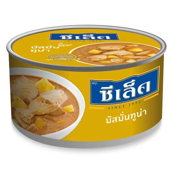  Sealect желтый тунец карри (Masman) Омега 3 с низким содержанием жира 185