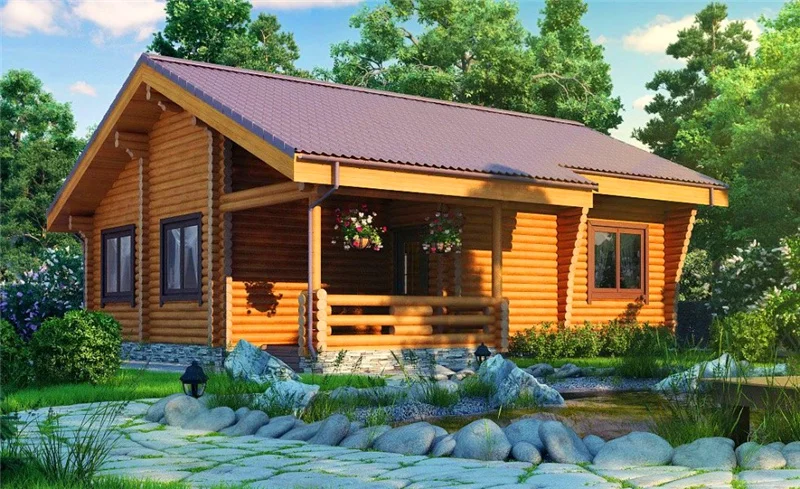 
Morden Prefabricated Wooden house Prefab small modular guest house Tiny home 