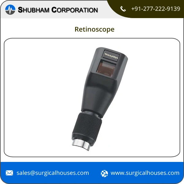 Standard Grade Superior Streak Quality Easier and Quicker Refraction Optical Instruments Retinoscope Supplier