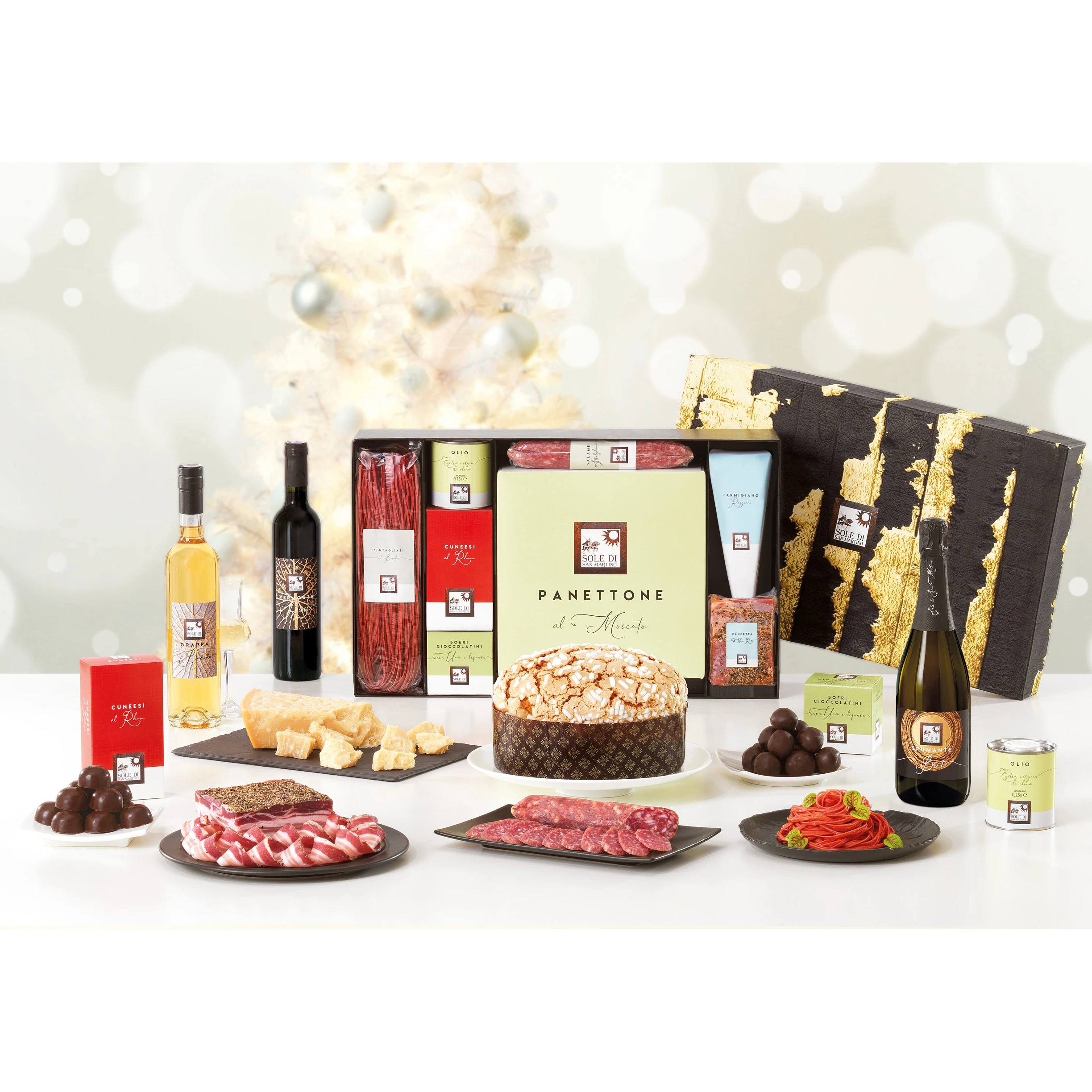 Food & beverage Italian PREMIUM Food & Wine bundle of products in giftbox KIT 16