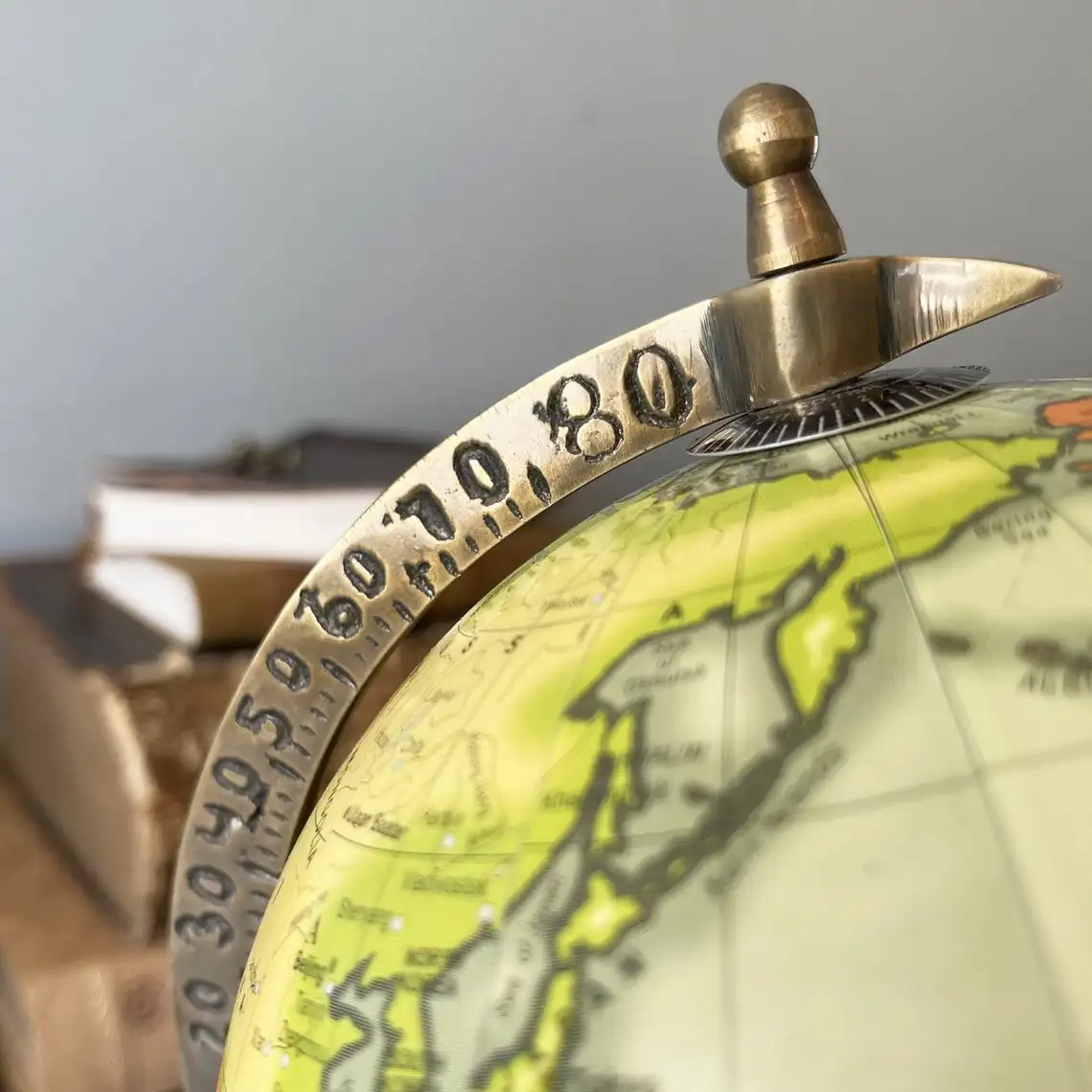 12' Antique Astrolabe Brass Sphere world Globe Collectible Nautical Home Decorative Collectible Item