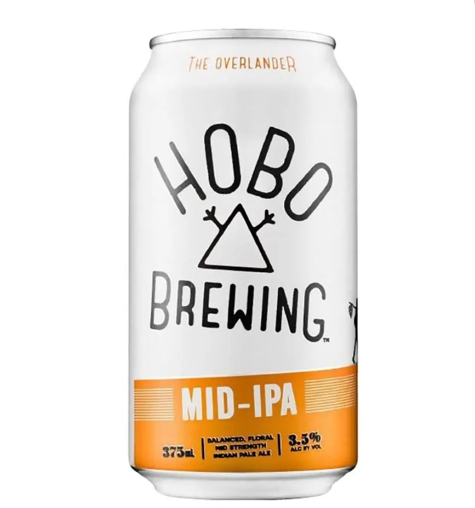 Хобо пивоварения пива MID-IPA-Сделано в Австралии 375 мл х