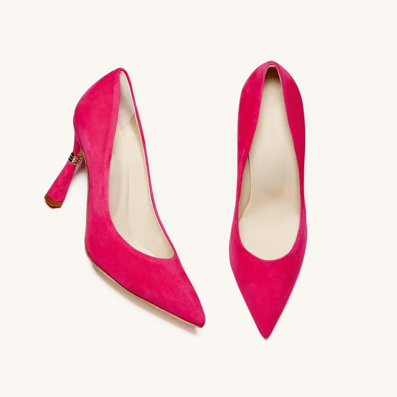 Women High Quality Low Price High Heeled Pink Color Pumps Sandals Shoe (sandalias Mujer) Other Color Options Available