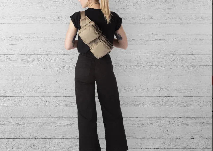 Fashionable Sling Bag Outdoor Chest Crossbody Bag Bike Travel Daypack