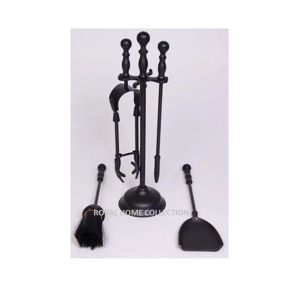Fireplace Accessory 5 Piece Metal Fire Tools Set