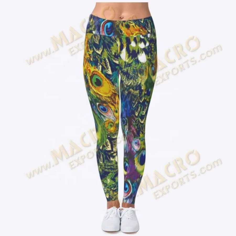 Wholesale sublimation leggings yoga for gym ladies sport leggings fitness women mesh high butt leggings for women fitness