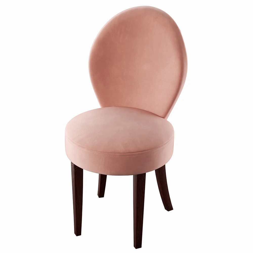 pink dining chair