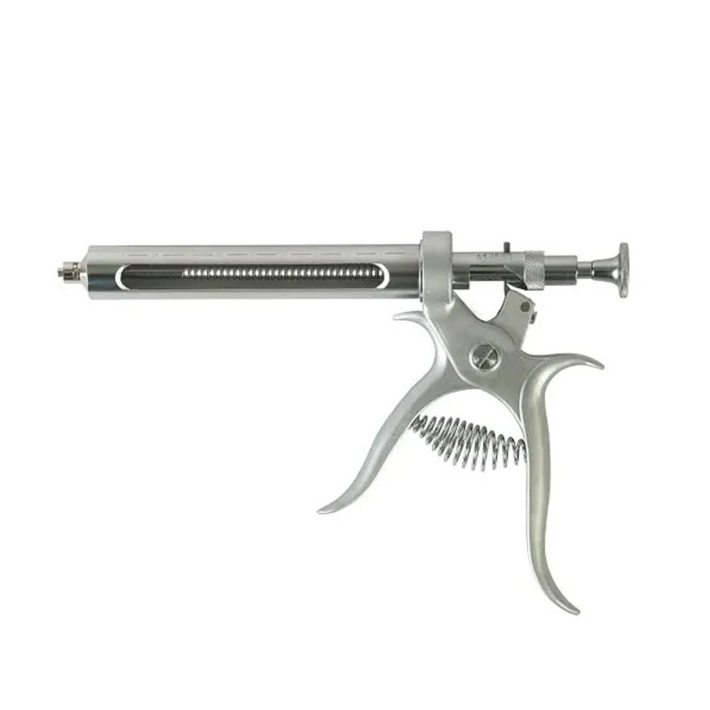 Semiautomatic Animal Vaccine Syringe Veterinary Pistol Continuous Injection Syringe Gun Customized Color
