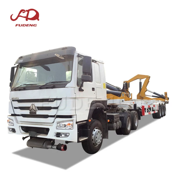 Container Sidelifter Trailer Side Loader Truck