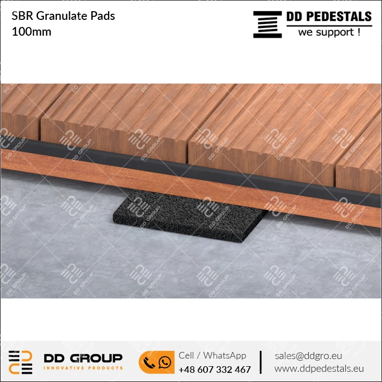 Лидер продаж высококачественные регулируемые брусчатые тумбы SBR 100 гранулятные колодки по лучшей цене