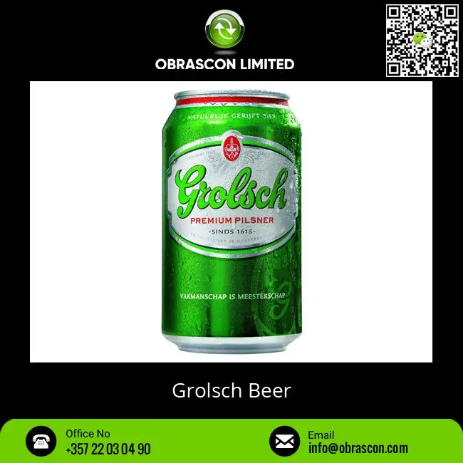 Профессиональный дилер Высококачественное Пиво Lager Grolsch для покупки по всему миру