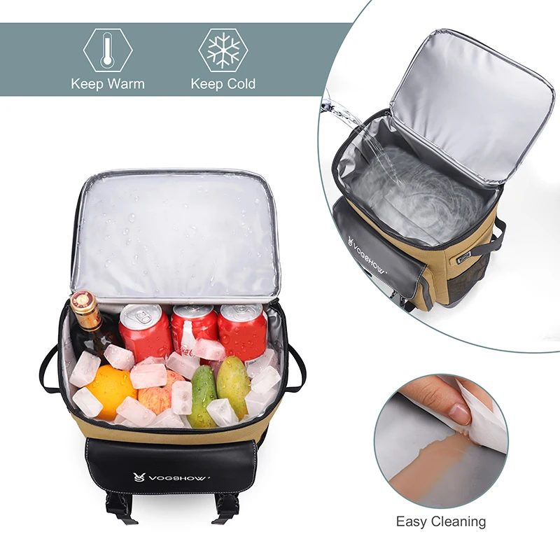 Waterproof Non Woven Custom Logo Large Picnic Aluminium Foil Thermal Ice Insulated Lunch Cooler Bag