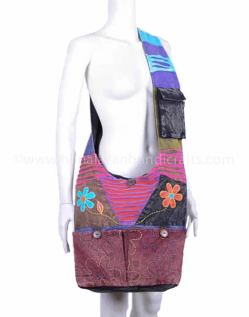 Multi pocket Latest Design razorcut stonewash Cotton Shoulder bag RSCB 0386