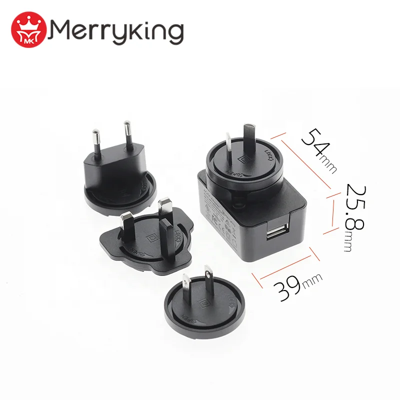 Merryking AC DC европейские изготовленные на заказ адаптер 5v 9v 12v питания 1a 1.5a 2a с вилкой европейского стандарта сертификат CE GS и т. д.
