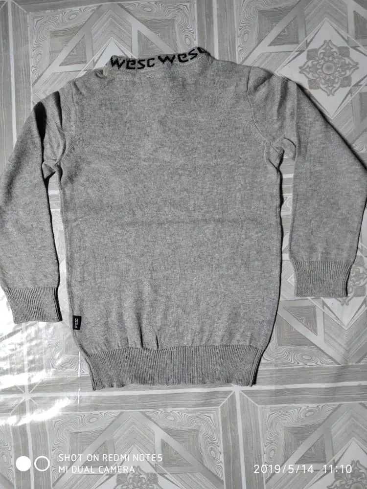 Overrun Clothing Original Branded Labels Boys Long Sleeve Pullover Crew Neck Knitwear Outfits Casual Sweater Bangladesh Stocklot